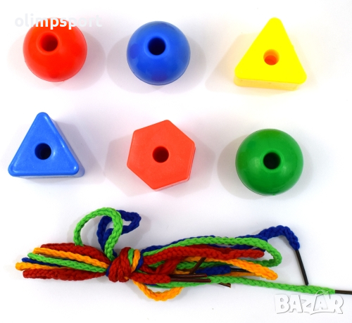 Конструктор за нанизване /низанка/ 500 г елементи в плик (270375) , снимка 2 - Конструктори - 36405122