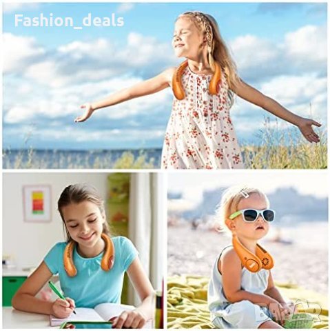 Нов детски преносим вентилатор за врат охлаждане пътуване на открито, снимка 7 - Други - 40602487