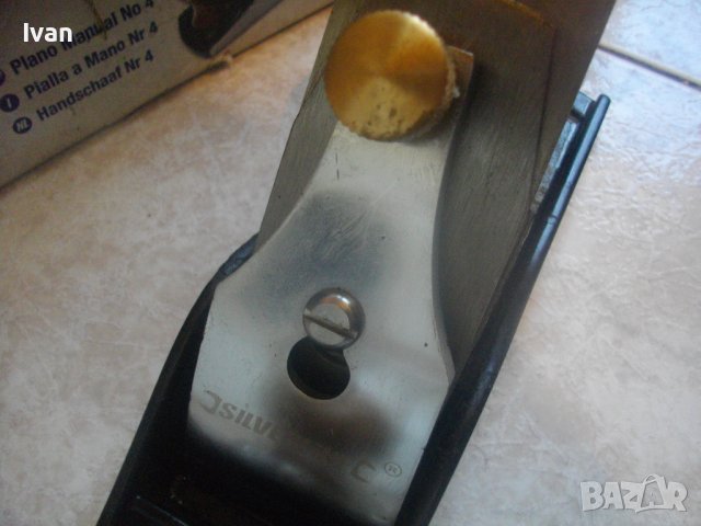 Ново 225мм Ръчно Профи Ренде-Италия-Лукс-50х2мм Нож-SILVERLINE HAND PLANE no 4, снимка 12 - Други инструменти - 36781426