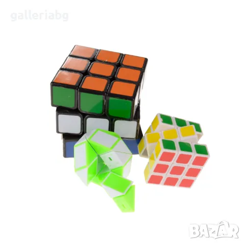 Комплект кубчета на Рубик и змия, снимка 2 - Други - 49665267