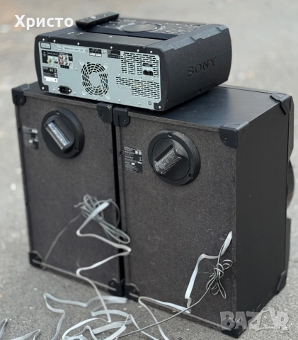 Аудио система Sony SHAKE-X30 High Power, Bluetooth, NFC, Party music , снимка 5 - Аудиосистеми - 52940871