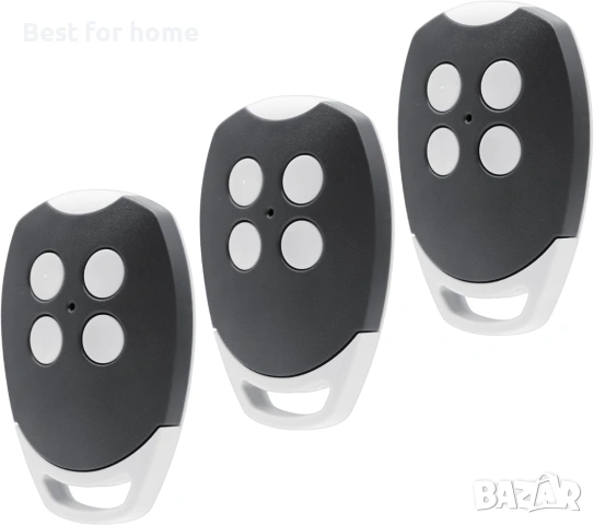 RUIZHI Дистанционно управление за гаражна врата, комплект от 3 броя