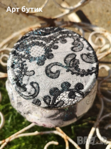 Арт бурканчета с мед за подарък за гости, снимка 2 - Декорация - 52576495