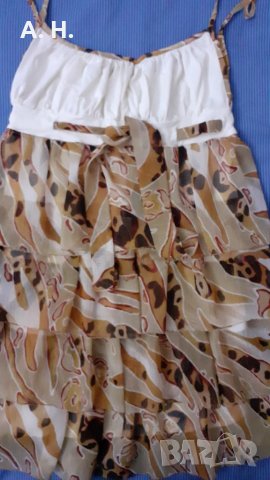 къса рокля многоцветна