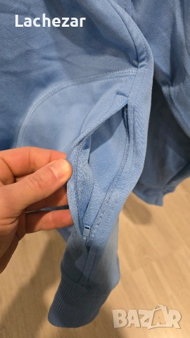 Мъжки суитчер с качулка размер М/L, снимка 2 - Спортни дрехи, екипи - 53138356