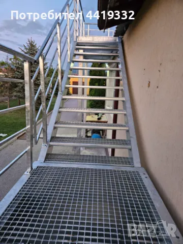 Метална стълба за втори етаж на къща, снимка 6 - Ремонти на къщи - 49558386