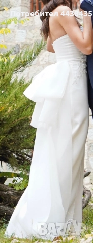 Елегантна бяла рокля за сватба / годеж, снимка 6 - Сватбени рокли - 52487683