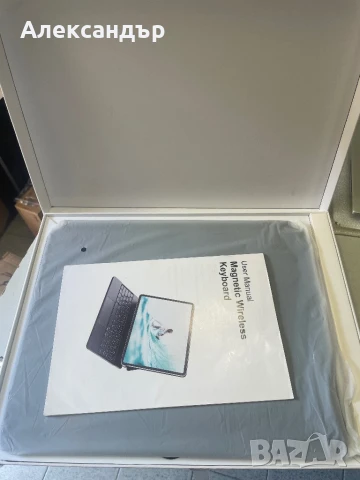Магнитна безжична клавиатура за Apple iPad Pro с калъф , снимка 2 - Друга електроника - 51383921
