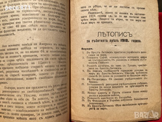 Военен календар "Отечество" 1919 г., снимка 6 - Антикварни и старинни предмети - 37954246