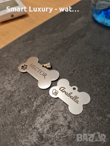 Гравирани персонализирани медальони за домашни любимци от неръждаема стомана