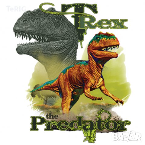 T-REX -соларна тениска-щампа с променящи се цветове, снимка 2 - Детски тениски и потници - 37324974
