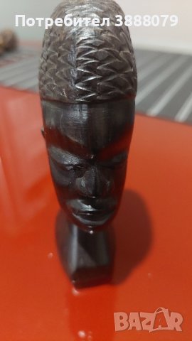 Африканска статуетка , снимка 2 - Статуетки - 43367898