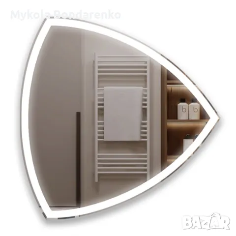 персонализирано извито огледало с подсветка, снимка 2 - Огледала - 49129173