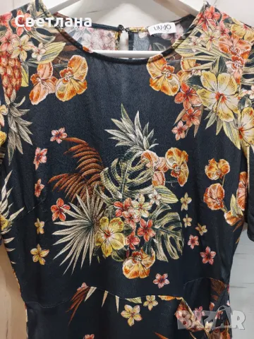 Флорална рокля Liu Jo, размер 42, снимка 4 - Рокли - 50248057