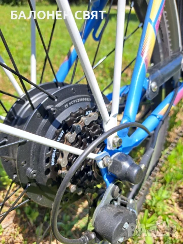 ПРОМОЦИЯ, Нов 250w, 36v e-Bike Електрически Велосипед STARLET SPRINT 24 цола 6+5 скорости, снимка 14 - Велосипеди - 51094259