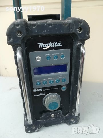 makita profi radio-ЗДРАВО-без батерия-внос англия, снимка 3 - Радиокасетофони, транзистори - 28413549