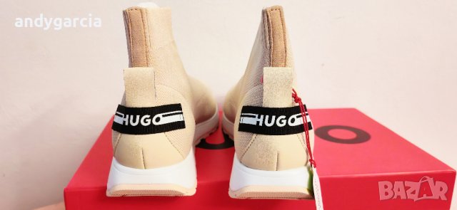 HUGO Icelin Knitted Sock Trainer 36.5ти номер 23.5 см стелка НОВИ ОРИГИНАЛНИ в кутия, снимка 14 - Маратонки - 43006532