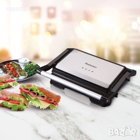 Мини сандвич тостер Rohnson R-2114 * Гаранция 2 години, снимка 4 - Тостери - 42963026