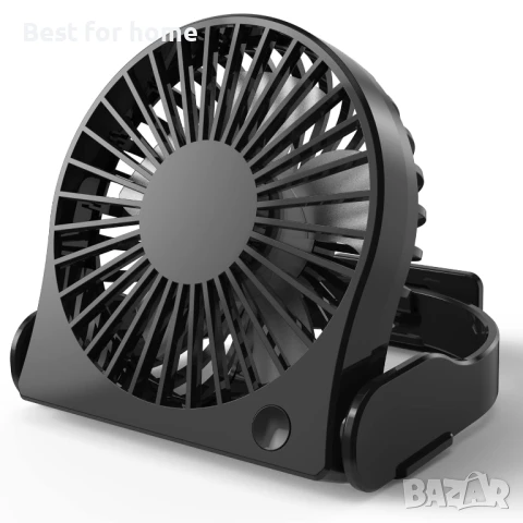 USB преносим ,настолен вентилатор, 3 скорости въртящ се на 360°