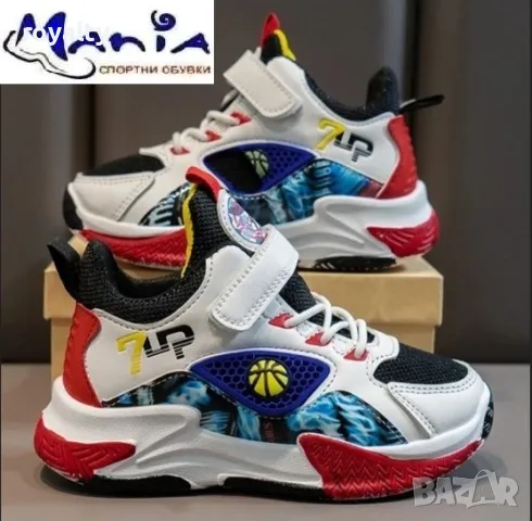 Детски кецове с декорация топка Два цвята 