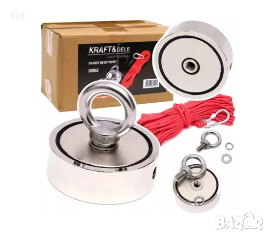 Магнит за вода, Неодимов магнит, търсач, 100кг, снимка 4 - Аксесоари и консумативи - 49891893