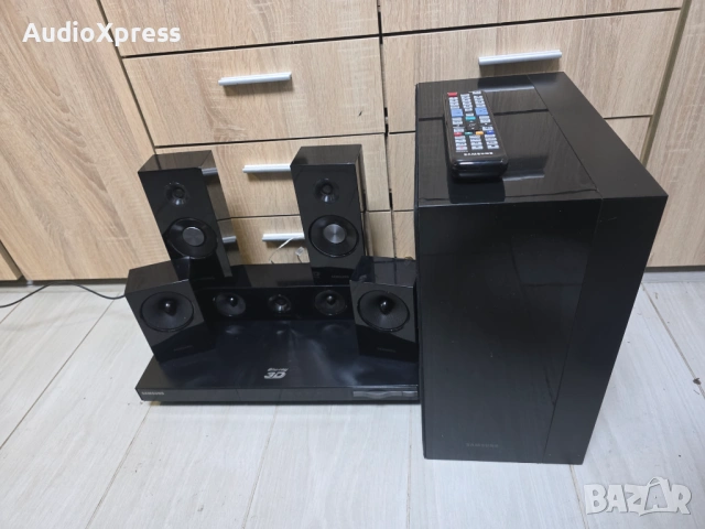 Домашно кино 🎬🔊 Samsung HT-E5500, снимка 2 - Ресийвъри, усилватели, смесителни пултове - 53458134
