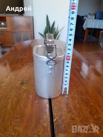 Стара алуминиева кутия за храна #5, снимка 2 - Други ценни предмети - 48039231