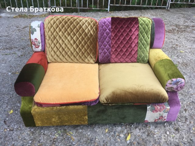 Дънкови изделия / Ръчно изработени, снимка 7 - Дивани и мека мебел - 26669581