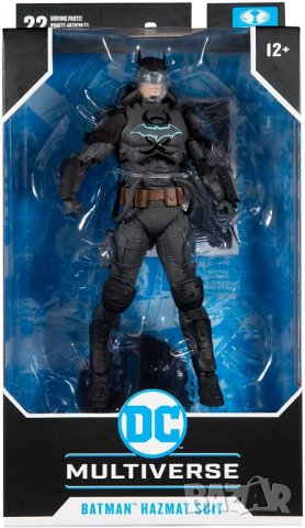 Екшън фигура McFarlane DC Comics: Multiverse - Hazmat Suit Batman (JL: The Amazo Virus), 18 cm, снимка 1 - Колекции - 38894826