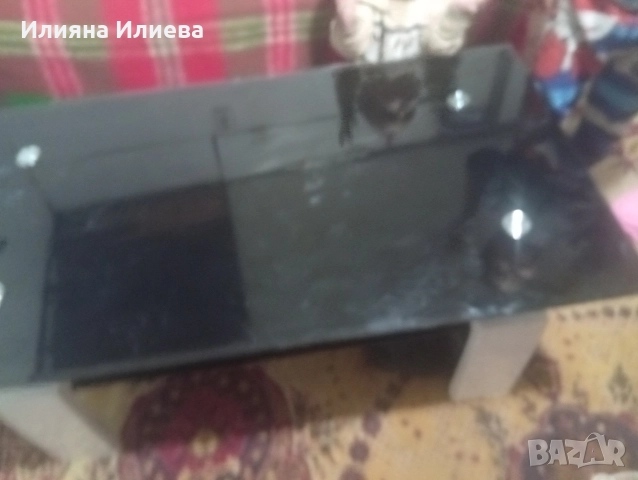 стъклена маса  използвана един път