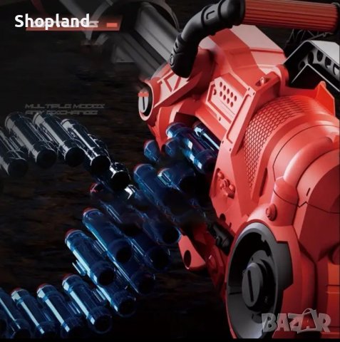 Детска автоматична картечница с 40 броя меки патрони, снимка 6 - Други - 43422137