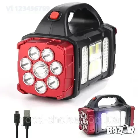 Преносим акумулаторен соларен фенер HB-1678, снимка 2 - Къмпинг осветление - 50723164