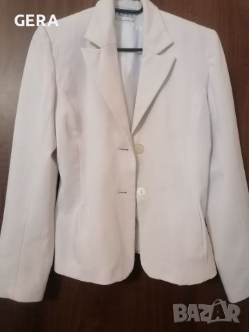 Ново бяло вталено сако, М, снимка 1