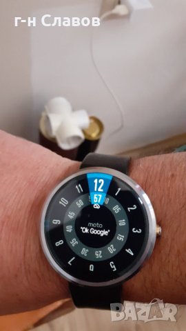 MOTOROLA (MOTO360) Black series, снимка 3 - Смарт часовници - 38095671