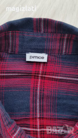 Дамска карирана риза XS-S, снимка 2 - Ризи - 43294604