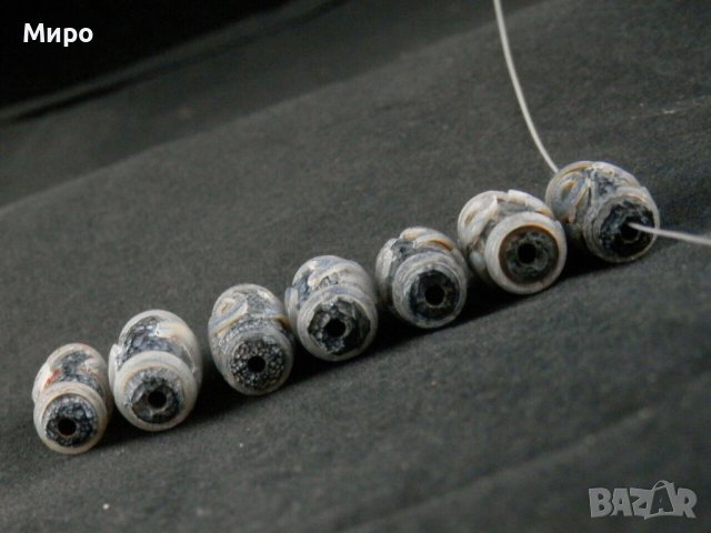 7 БР. СТАРИ ТИБЕТ НЕПАЛ ХИМАЛАИ АХАТ ДЗИ МЪНИСТА ЩАСТИЕ И ДОБЪР КЪСМЕТ, снимка 9 - Други - 40788487