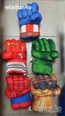 Ръка на Супергерой-Хълк,Капитан Америка,Спайдърмен,Танос,Чук на Тор-20лв, снимка 5 - Плюшени играчки - 40713512