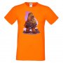 Мъжка тениска Star Wars Chewbacca Star Wars Игра,Изненада,Подарък,Геймър, 