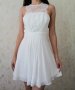 Елегантна дамска рокля с дантела в бял цвят р-р S/M - марка Elise Ryan, снимка 3