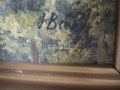 Стара картина-пейзаж, снимка 7