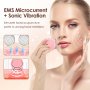 Мини уред за масаж  EMS микроток и лифтинг ефект на лицето, снимка 9