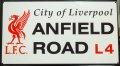 Футболна Метална табела Liverpool