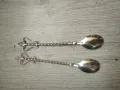 Комплект посребрени метални лъжички, снимка 3