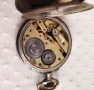 Старинен мъжки джобен часовник сребро 800, снимка 11