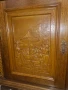 масивен гардероб шкаф дърворезба внос от Европа, снимка 7