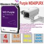 HDD 3.5` SATA 4 TB WD Purple WD40PURX, снимка 1 - Твърди дискове - 40584658