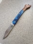 Сгъваем нож "Краче" ръчно изработен + ПОДАРЪК кания, снимка 2