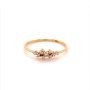 Златен дамски пръстен 1,07гр. размер:56 14кр. проба:585 модел:16577-3, снимка 1 - Пръстени - 40606121