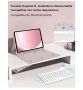 Калъф за таблет + клавиатура Samsung Galaxy Tab S10 Plus/ S10+ 12.4'' 2024, Samsung Galaxy Tab S9 FE, снимка 6