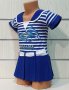 Нова детска моряшка рокличка с трансферен печат Делфини, 12-18 месеца, 7-8 години, снимка 7
